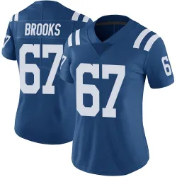 Women's Mason Brooks Indianapolis Colts No.67 Limited Color Rush Vapor Untouchable Jersey - Royal