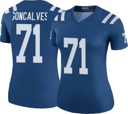Women's Matt Goncalves Indianapolis Colts No.71 Legend Color Rush Jersey - Royal