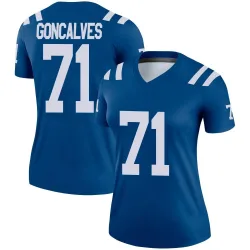 Women's Matt Goncalves Indianapolis Colts No.71 Legend Jersey - Royal