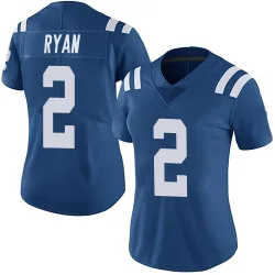 Women's Matt Ryan Indianapolis Colts No.2 Limited Team Color Vapor Untouchable Jersey - Royal