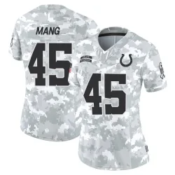 Women's Maximilian Mang Indianapolis Colts No.45 Limited 2024 Salute to Service Jersey - Arctic Camo