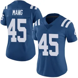 Women's Maximilian Mang Indianapolis Colts No.45 Limited Team Color Vapor Untouchable Jersey - Royal