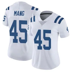 Women's Maximilian Mang Indianapolis Colts No.45 Limited Vapor Untouchable Jersey - White