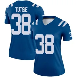 Women's Michael Tutsie Indianapolis Colts No.38 Legend Jersey - Royal