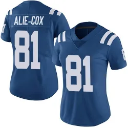 Women's Mo Alie-Cox Indianapolis Colts No.81 Limited Team Color Vapor Untouchable Jersey - Royal