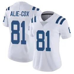 Women's Mo Alie-Cox Indianapolis Colts No.81 Limited Vapor Untouchable Jersey - White