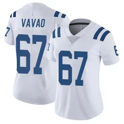 Women's Mose Vavao Indianapolis Colts No.67 Limited Vapor Untouchable Jersey - White