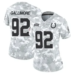 Women's Neville Gallimore Indianapolis Colts No.92 Limited 2024 Salute to Service Jersey - Arctic Camo