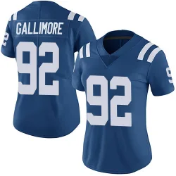 Women's Neville Gallimore Indianapolis Colts No.92 Limited Team Color Vapor Untouchable Jersey - Royal