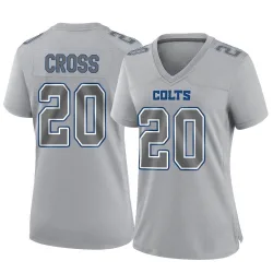 Women's Nick Cross Indianapolis Colts No.20 Game Atmosphere Fashion Jersey - Gray