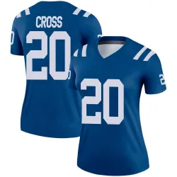 Women's Nick Cross Indianapolis Colts No.20 Legend Jersey - Royal