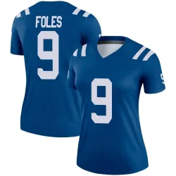 Women's Nick Foles Indianapolis Colts No.9 Legend Jersey - Royal