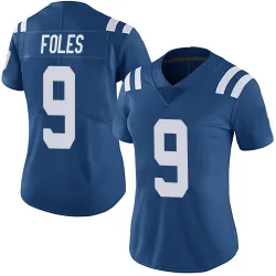 Women's Nick Foles Indianapolis Colts No.9 Limited Team Color Vapor Untouchable Jersey - Royal