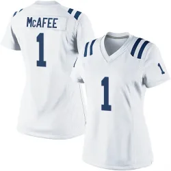 Women's Pat McAfee Indianapolis Colts No.1 Game Jersey - White
