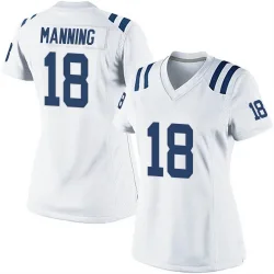 Women's Peyton Manning Indianapolis Colts No.18 Game Jersey - White