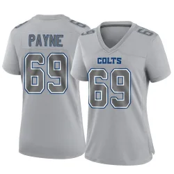 Women's Pheldarius Payne Indianapolis Colts No.69 Game Atmosphere Fashion Jersey - Gray