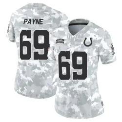 Women's Pheldarius Payne Indianapolis Colts No.69 Limited 2024 Salute to Service Jersey - Arctic Camo