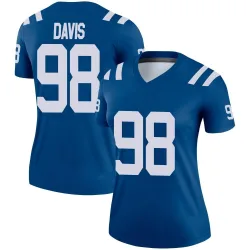 Women's Raekwon Davis Indianapolis Colts No.98 Legend Jersey - Royal