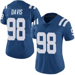 Women's Raekwon Davis Indianapolis Colts No.98 Limited Team Color Vapor Untouchable Jersey - Royal