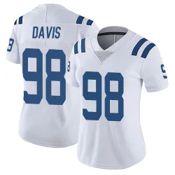 Women's Raekwon Davis Indianapolis Colts No.98 Limited Vapor Untouchable Jersey - White