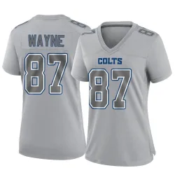 Women's Reggie Wayne Indianapolis Colts No.87 Game Atmosphere Fashion Jersey - Gray