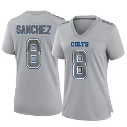 Women's Rigoberto Sanchez Indianapolis Colts No.8 Game Atmosphere Fashion Jersey - Gray