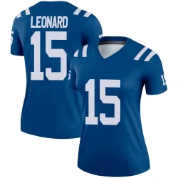 Women's Riley Leonard Indianapolis Colts No.15 Legend Jersey - Royal