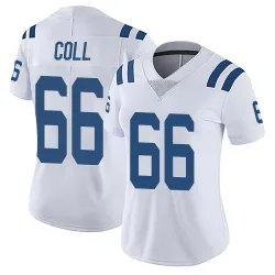 Women's Ryan Coll Indianapolis Colts No.66 Limited Vapor Untouchable Jersey - White