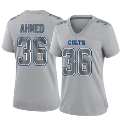 Women's Salvon Ahmed Indianapolis Colts No.36 Game Atmosphere Fashion Jersey - Gray