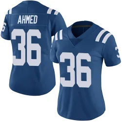 Women's Salvon Ahmed Indianapolis Colts No.36 Limited Team Color Vapor Untouchable Jersey - Royal