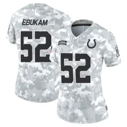 Women's Samson Ebukam Indianapolis Colts No.52 Limited 2024 Salute to Service Jersey - Arctic Camo