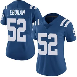 Women's Samson Ebukam Indianapolis Colts No.52 Limited Team Color Vapor Untouchable Jersey - Royal