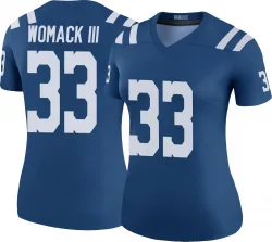 Women's Samuel Womack III Indianapolis Colts No.33 Legend Color Rush Jersey - Royal