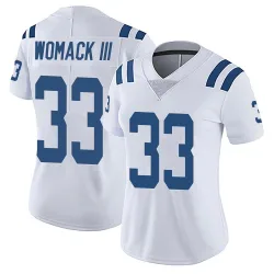 Women's Samuel Womack III Indianapolis Colts No.33 Limited Vapor Untouchable Jersey - White