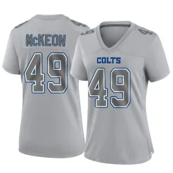 Women's Sean McKeon Indianapolis Colts No.49 Game Atmosphere Fashion Jersey - Gray