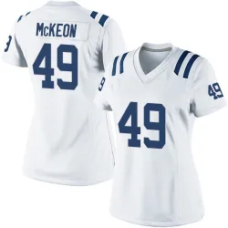 Women's Sean McKeon Indianapolis Colts No.49 Game Jersey - White