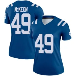 Women's Sean McKeon Indianapolis Colts No.49 Legend Jersey - Royal