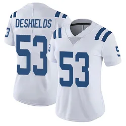 Women's Solomon DeShields Indianapolis Colts No.53 Limited Vapor Untouchable Jersey - White