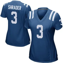 Women's Spencer Shrader Indianapolis Colts No.3 Game Team Color Jersey - Royal Blue