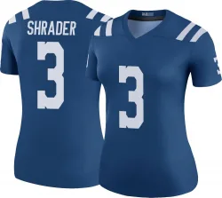 Women's Spencer Shrader Indianapolis Colts No.3 Legend Color Rush Jersey - Royal