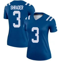Women's Spencer Shrader Indianapolis Colts No.3 Legend Jersey - Royal