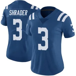 Women's Spencer Shrader Indianapolis Colts No.3 Limited Color Rush Vapor Untouchable Jersey - Royal