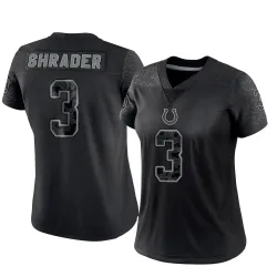 Women's Spencer Shrader Indianapolis Colts No.3 Limited Reflective Jersey - Black