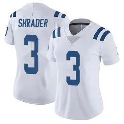 Women's Spencer Shrader Indianapolis Colts No.3 Limited Vapor Untouchable Jersey - White