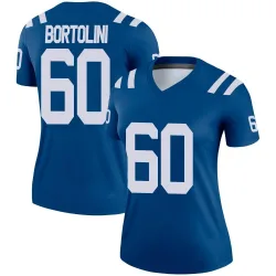 Women's Tanor Bortolini Indianapolis Colts No.60 Legend Jersey - Royal