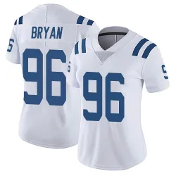 Women's Taven Bryan Indianapolis Colts No.96 Limited Vapor Untouchable Jersey - White