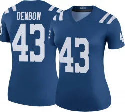 Women's Trevor Denbow Indianapolis Colts No.43 Legend Color Rush Jersey - Royal