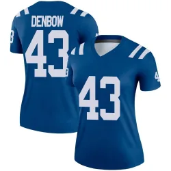 Women's Trevor Denbow Indianapolis Colts No.43 Legend Jersey - Royal