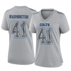 Women's Trey Washington Indianapolis Colts No.41 Game Atmosphere Fashion Jersey - Gray