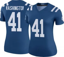 Women's Trey Washington Indianapolis Colts No.41 Legend Color Rush Jersey - Royal